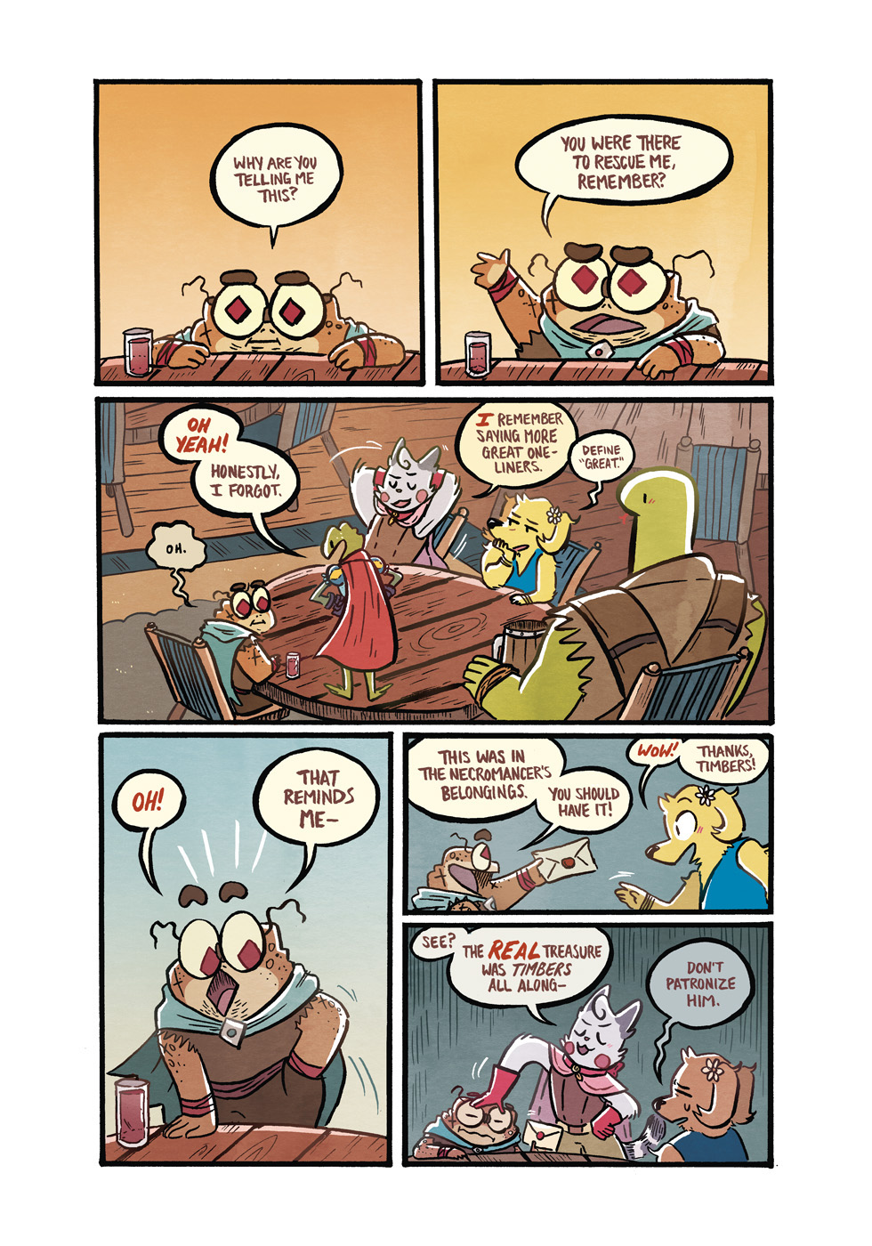 Oh that Timbers [canned studio laughter]